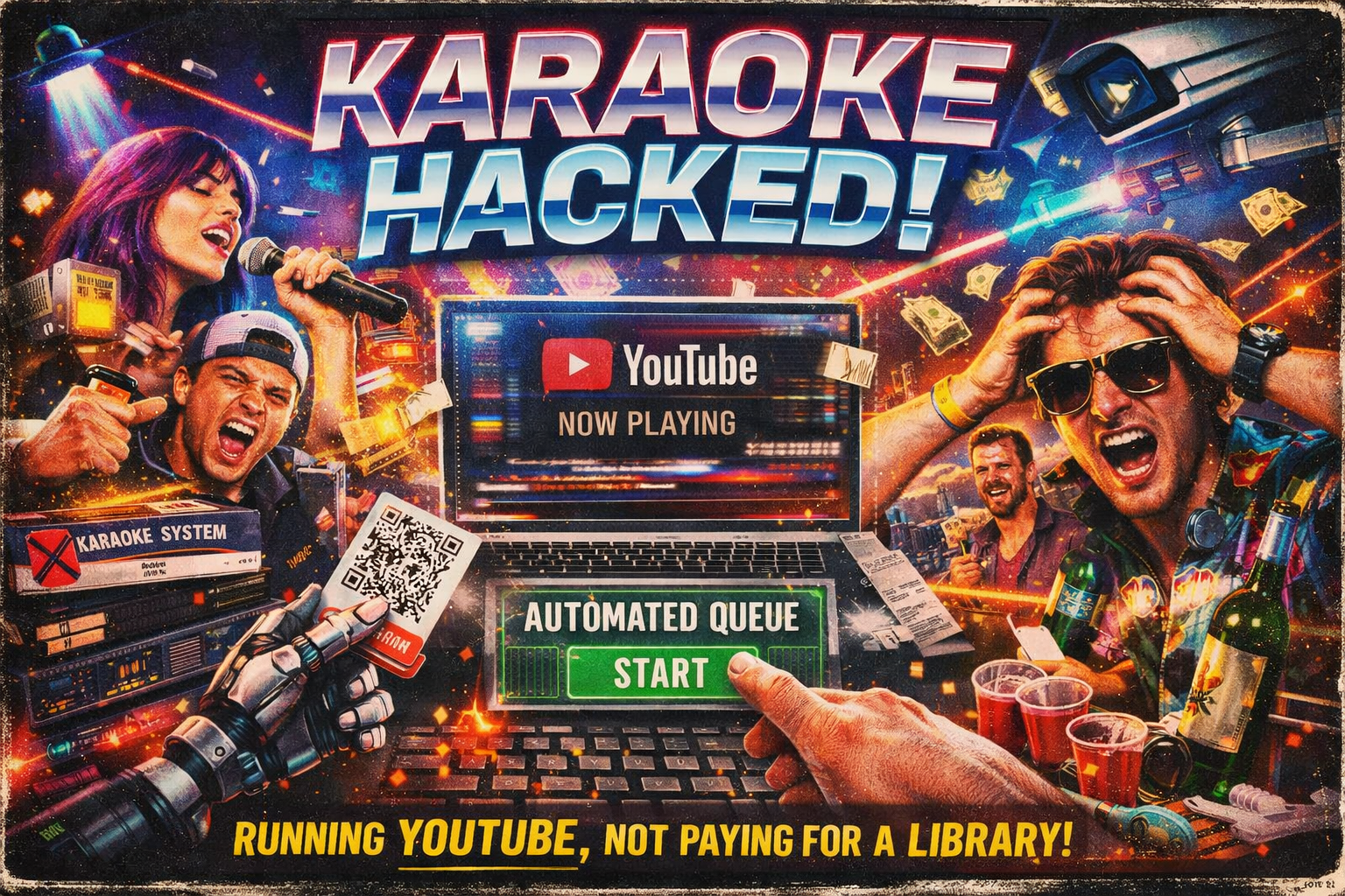 How run Karaoke with just Youtube?
